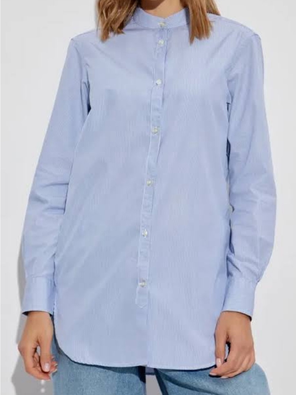 Officene Generale Amelia Long-Sleeve Button-Down Shirt Women’s Size M